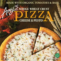 Amy's Cheese and Pesto with Whole Wheat Crust