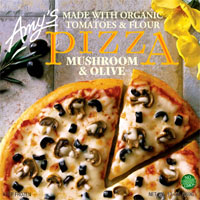 Amy's Mushroom and Olive Pizza