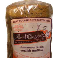 Aunt Gussies Cinnamon Raisin English Muffin  