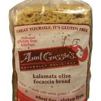 Aunt Gussies Kalamata Olive Focaccia Bread  