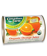 Cascadian Farm orange juice concentrate