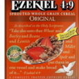 Sprouted 4.9 Whole Grain Cereal Ezekiel 4.9