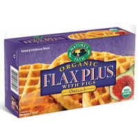 Natures Path Flax Plus with Figs Frozen Waffles