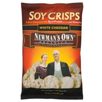 Newman's Own Soy Crisps White Cheddar