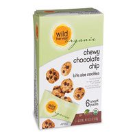 Wild Harvest Organic chewy mini chocolate chip cookies snack pack
