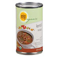 Wild Harvest Organic lentil soup