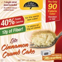 FiberGourmet Lite Cinnamon Crumb Cake