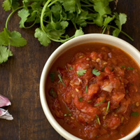 Hot n' Smoky Salsa with Roasted Peppers