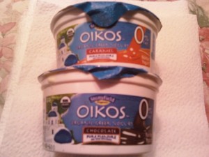 Oikos Caramel and Chocolate Yogurt
